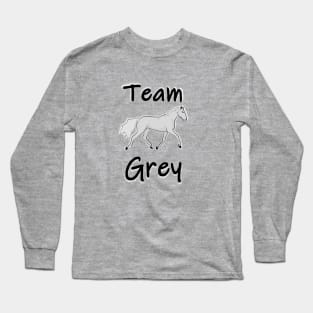 Team Grey Horse Long Sleeve T-Shirt